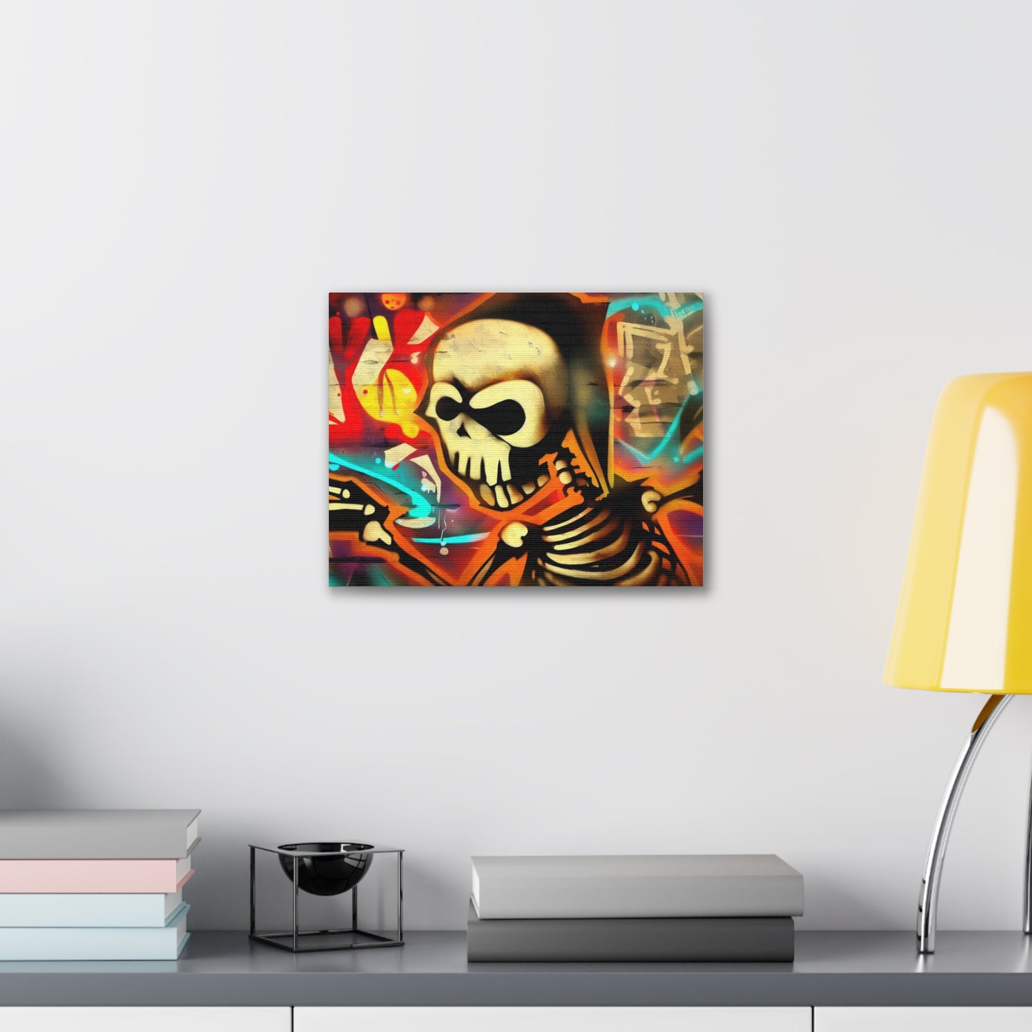 Halloween art, Skeleton canvas prints, Scary Halloween decor, Halloween home decor, Halloween wall, Gothic wall decor, Canvas Gallery Wraps - SaviTraviDesigns