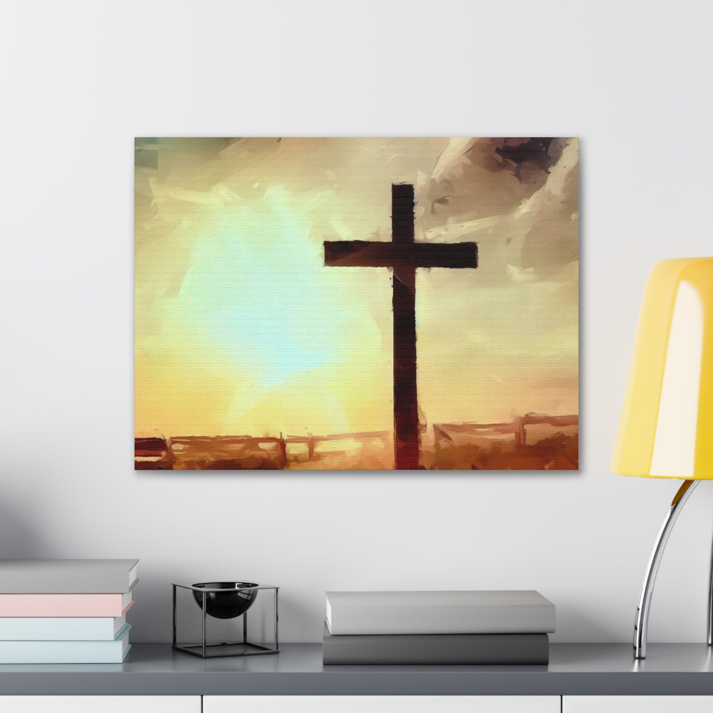 Christian wall art, Cross wall art, Country art, Canvas Gallery Wraps - SaviTraviDesigns