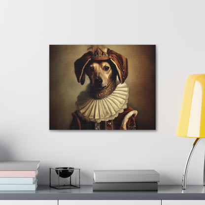 Fancy Dog, Canvas Dog Art, Dog Wall Art, Canine Canvas Art,Canvas Gallery Wraps, Pet Art