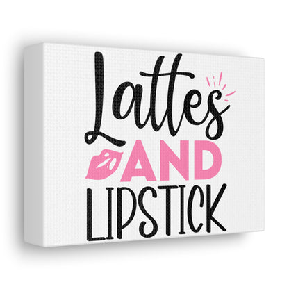 Lattes and Lipstick, Daily inspiration, Beauty within, Empowering quotes, Life lessons, Inspirational sayings, Natural beauty quotes, Confidence boosters 7" x 5" Premium Gallery Wraps (1.25″)