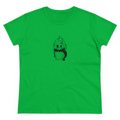 Ghoul Tongue Cupcake, Halloween Cupcake Designs, Halloween Graphic Shirts, Spooky Halloween Shirts, Cute Halloween Graphic Tees Irish Green