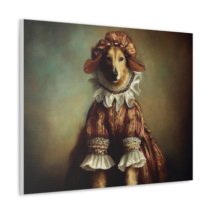 Fancy Dog, Canvas Dog Art, Dog Wall Art, Canine Canvas Art,Canvas Gallery Wraps, Pet Art