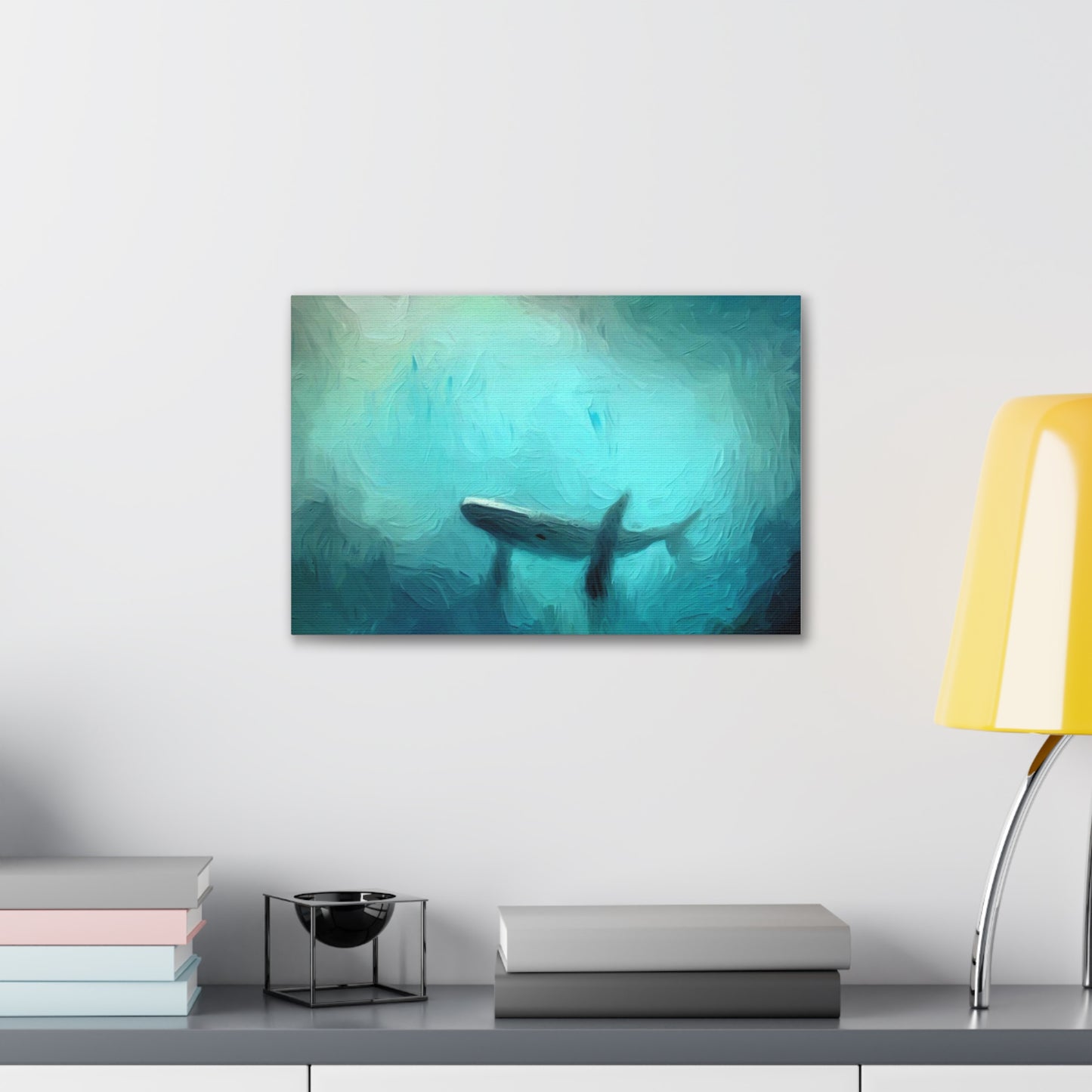 Giant Whale Oil Painting Canvas