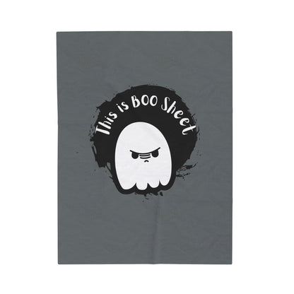 This is Boo Sheet Ghost -Velveteen Plush Blanket