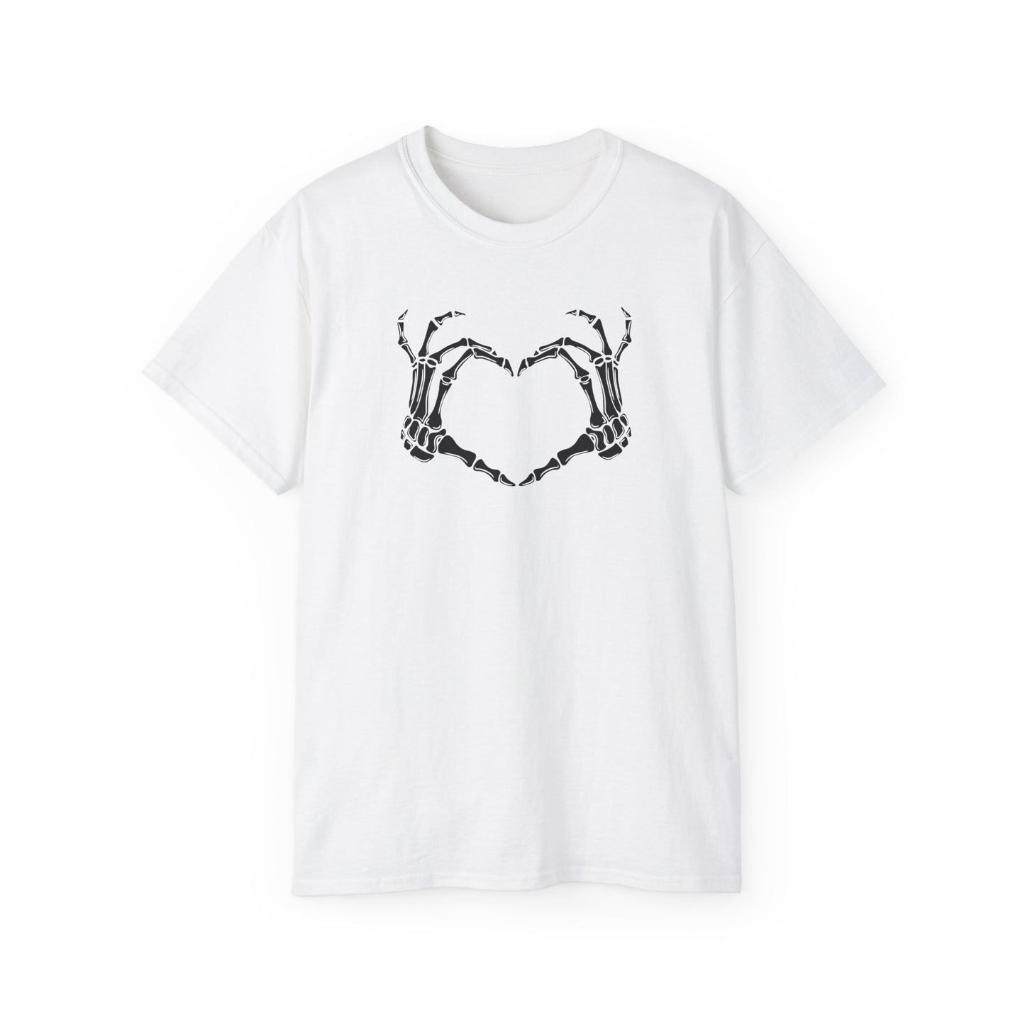 Bones Heart Tshirt Halloween Tee