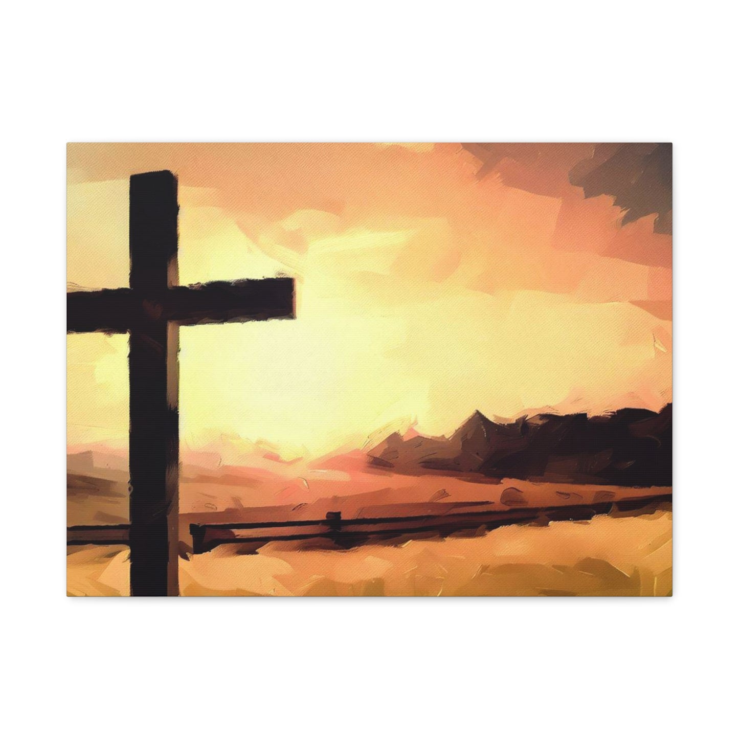 Christian wall art, Cross wall art, country art, Canvas Gallery Wraps - SaviTraviDesigns