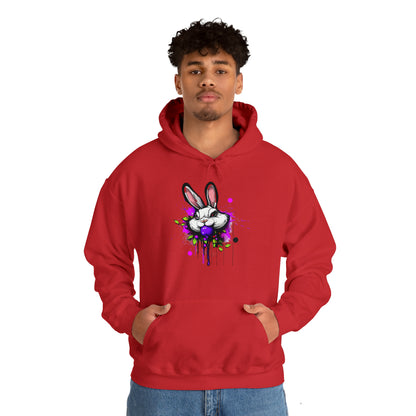 Bunny Hoodie, Graffiti Hoodie, Graffiti Sweatshirt, Bunny Urban art, Hooded Sweatshirt