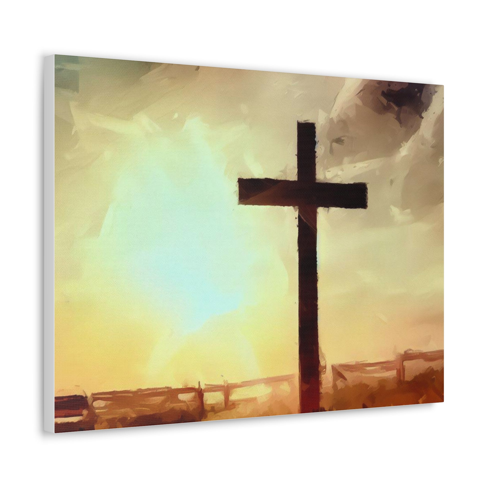 Christian wall art, Cross wall art, Country art, Canvas Gallery Wraps - SaviTraviDesigns