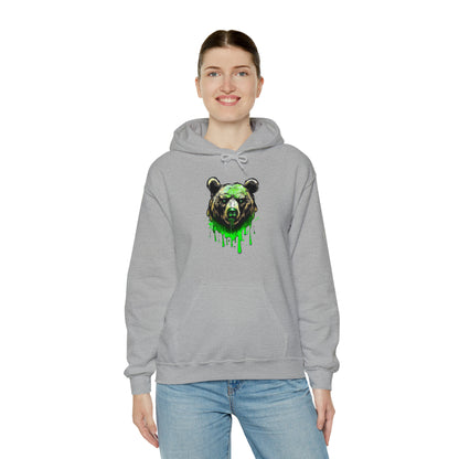 Bear Hoodie, Graffiti Graphic Shirt, Street Art, Urban Art, Unisex Hooded Sweatshirt