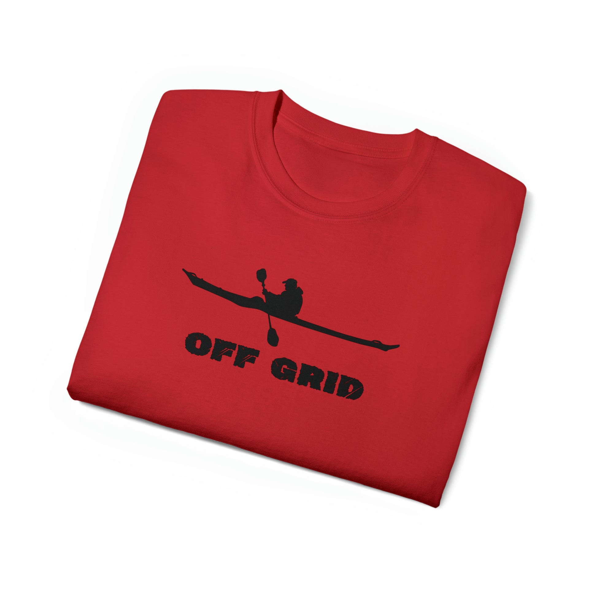 Off Grid T-Shirt, Kayak T-Shirt, Outdoor Graphic T-shirt, Adventure T-Shirts, Nature-Inspired Tees, Hiking T-Shirts, Camping Graphic Shirts - SaviTraviDesigns