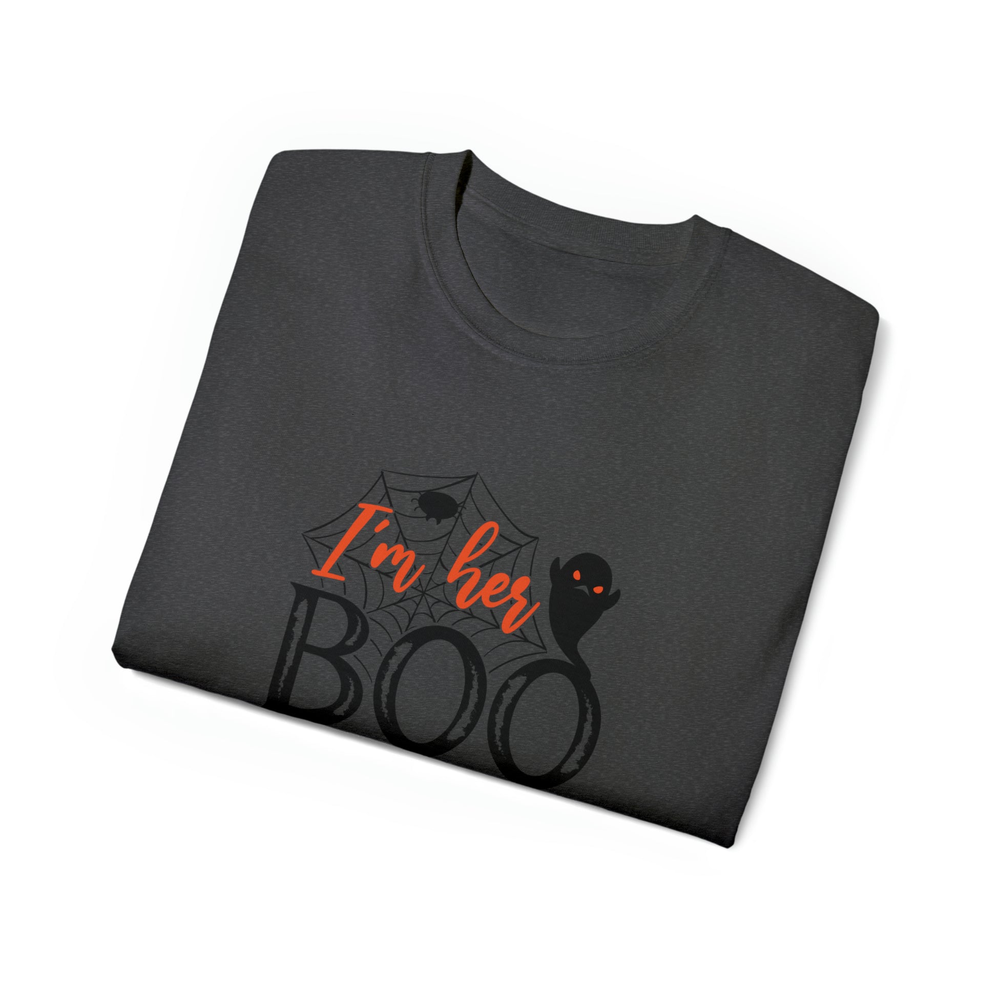 I'm Her Boo, Halloween Graphic Shirts, Spooky Halloween Shirts, Scary Halloween Shirt Designs, Cute Halloween Graphic Tees, Funny Halloween Shirt Ideas - SaviTraviDesigns