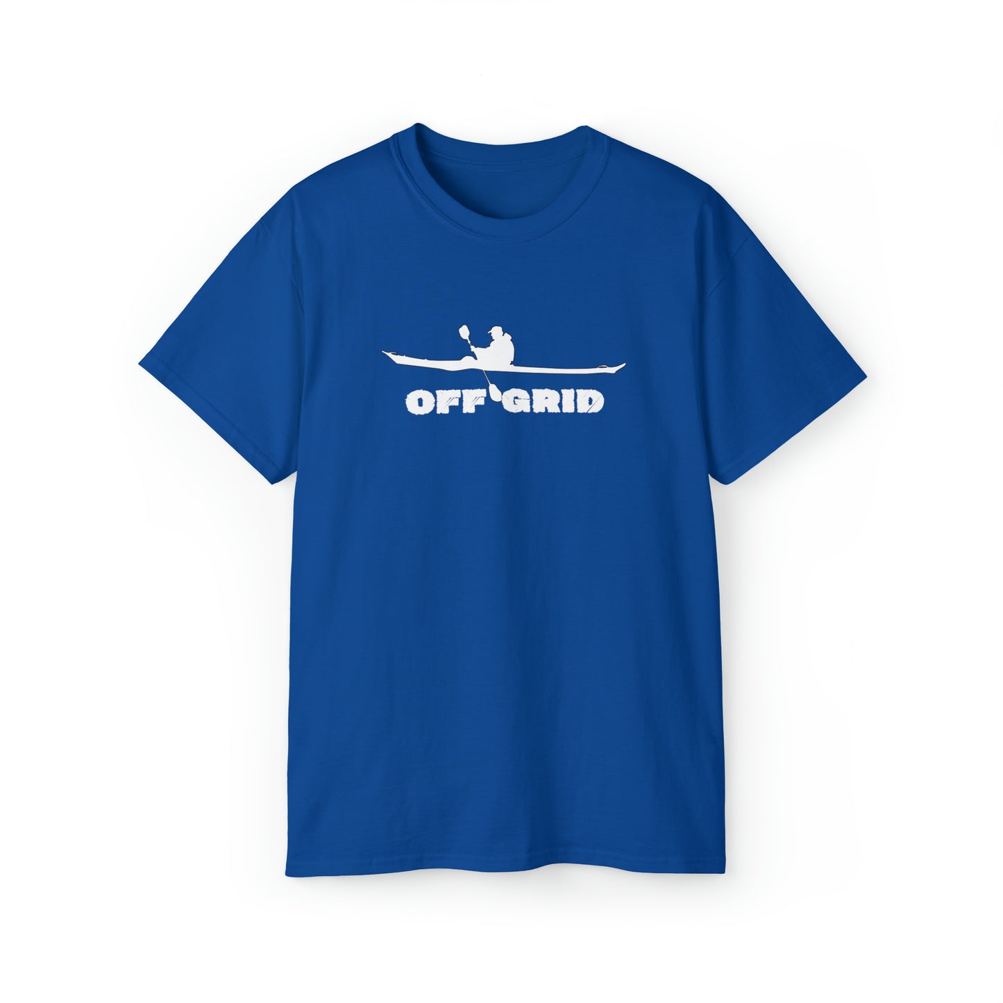 Off Grid Kayak Shirt | Hiking & Camping Tee | Nature-Inspired Outdoor Apparel Royal