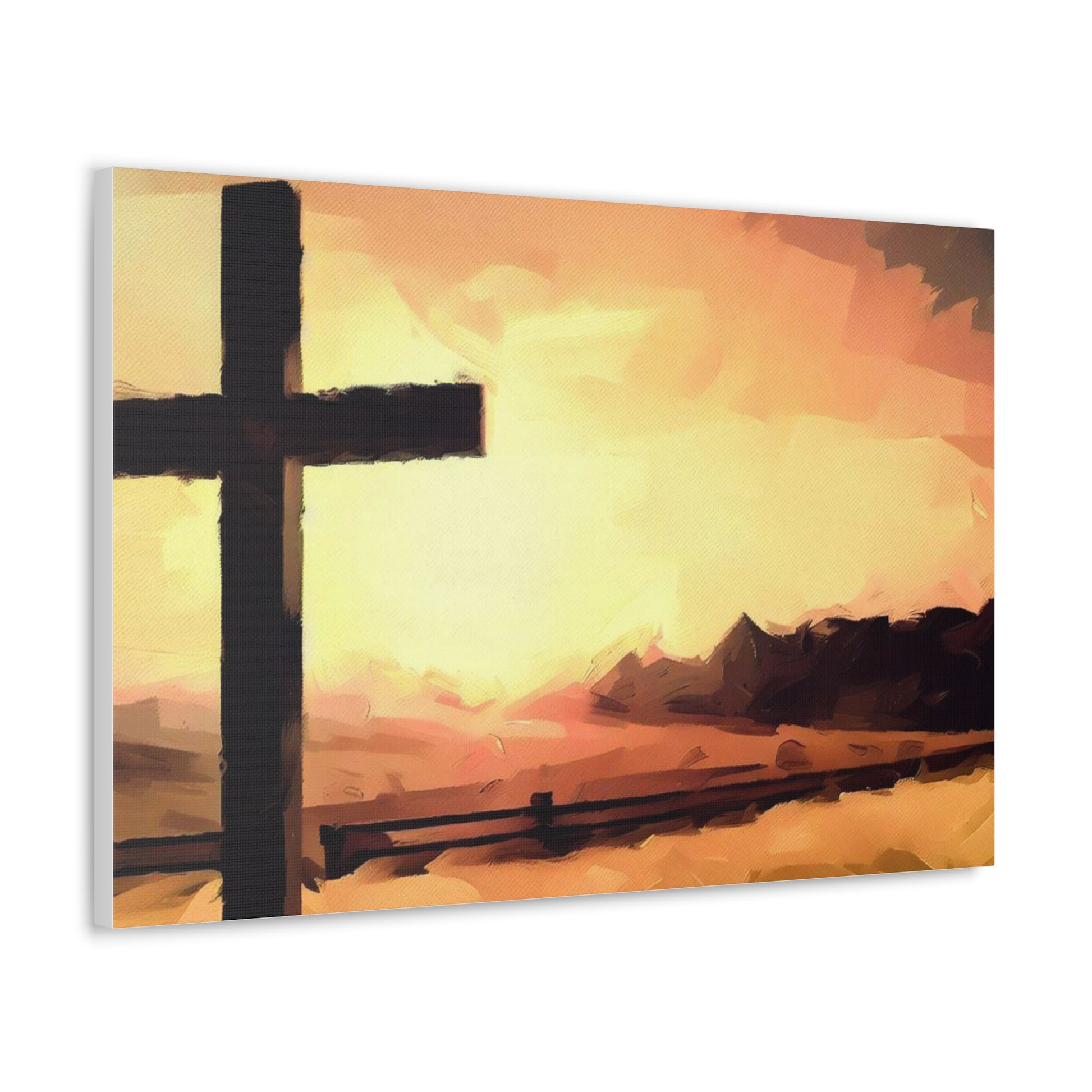 Christian wall art, Cross wall art, country art, Canvas Gallery Wraps - SaviTraviDesigns