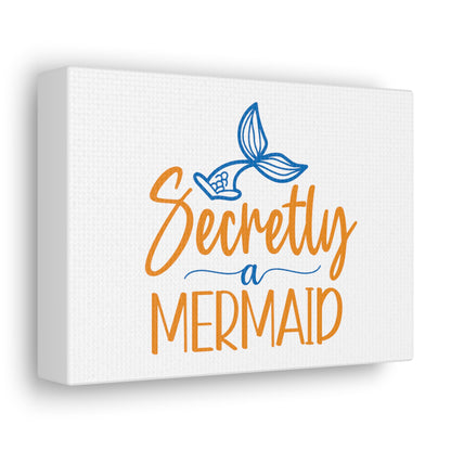 Secretly A Mermaid, Mermaid Wall Art, Coastal Mermaid Decor, Beach House Mermaid Signs, Nautical Mermaid Decor, Mermaid Nursery Wall Decor - SaviTraviDesigns