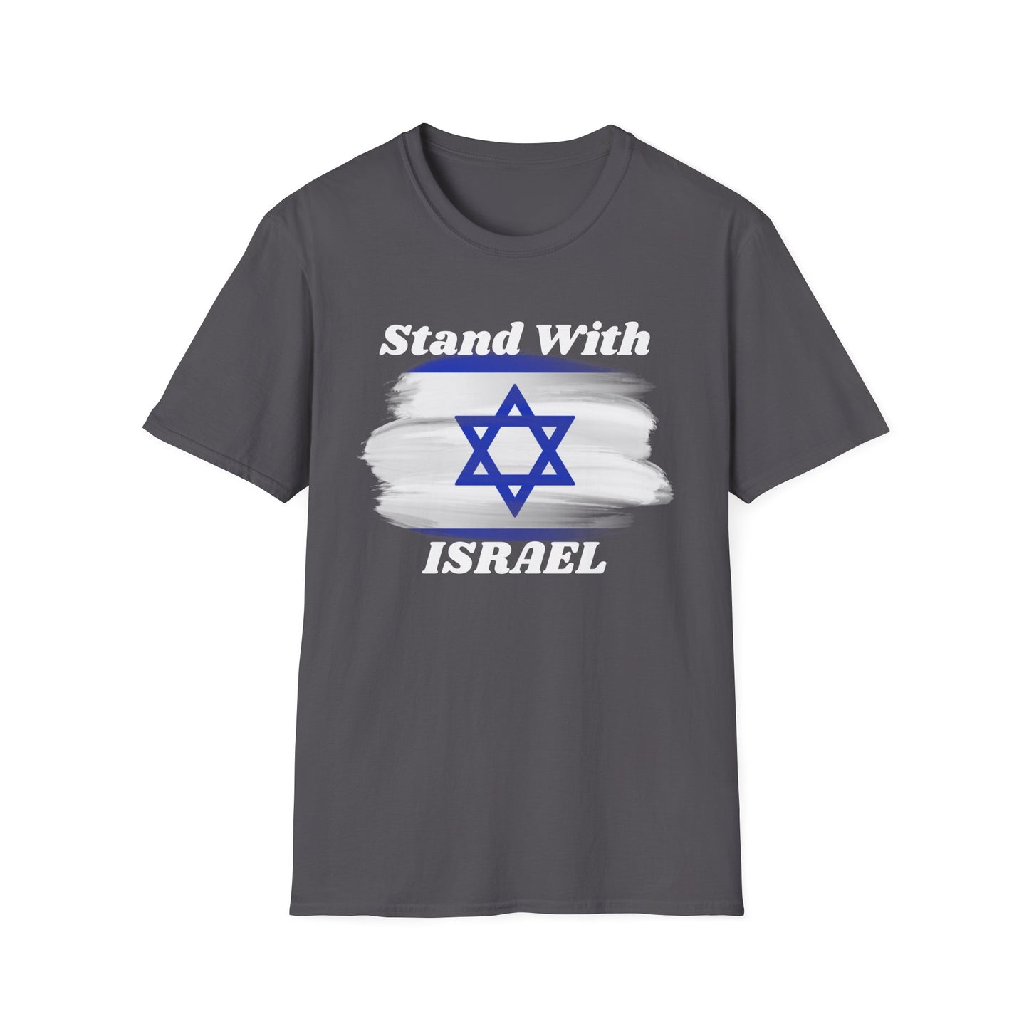 Stand with Israel Graphic T-Shirt Charcoal