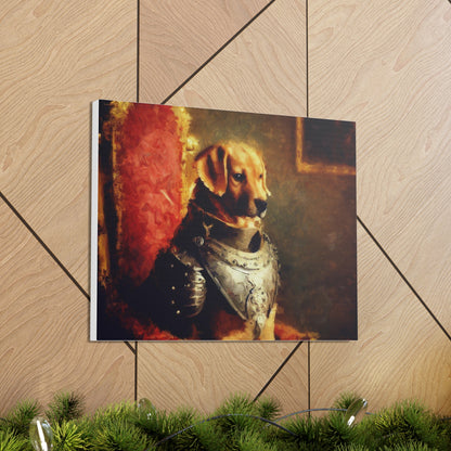 Fancy Dog, Canvas Dog Art, Dog Wall Art, Canine Canvas Art,Canvas Gallery Wraps, Pet Art, King Dog