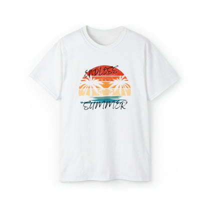 Endless Summer Shirt | Summer Vibe Tee | Nature-Inspired Outdoor Apparel White