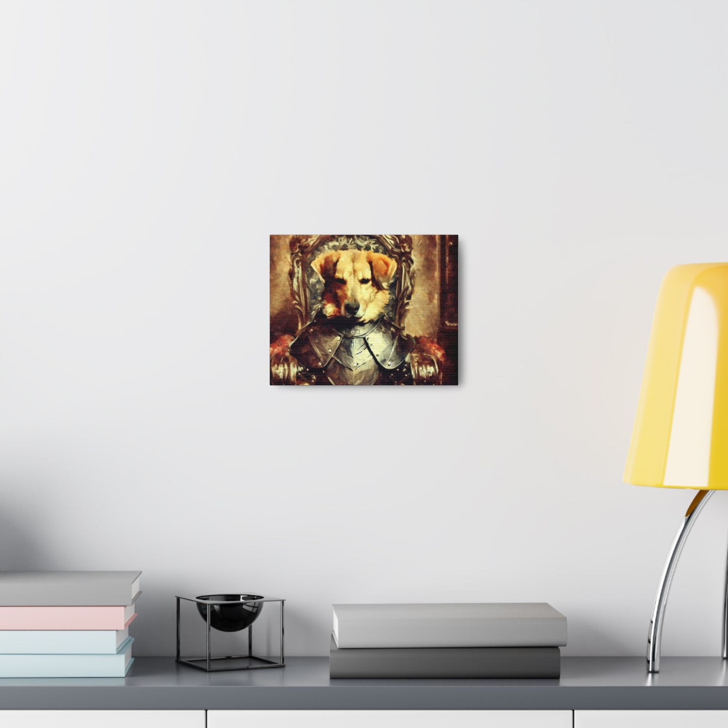 Fancy Dog, Canvas Dog Art, Dog Wall Art, Canine Canvas Art, Canvas Gallery Wraps