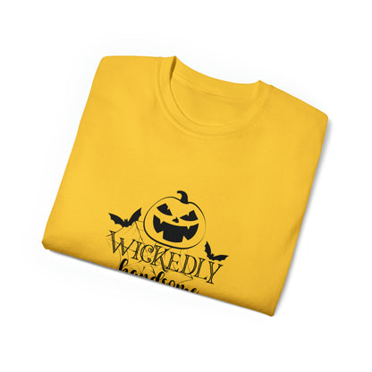 Wickedly Handsome, Halloween Graphic Shirts, Spooky Halloween Shirts, Scary Halloween Shirt Designs, Cute Halloween Graphic Tees, Funny Halloween Shirt Ideas - SaviTraviDesigns