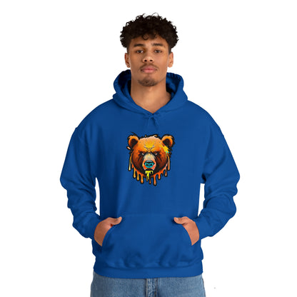 Bear Hoodie, Graffiti Graphic Shirt, Street Art, Urban Art, Unisex Hooded Sweatshirt, Bear Hoodie