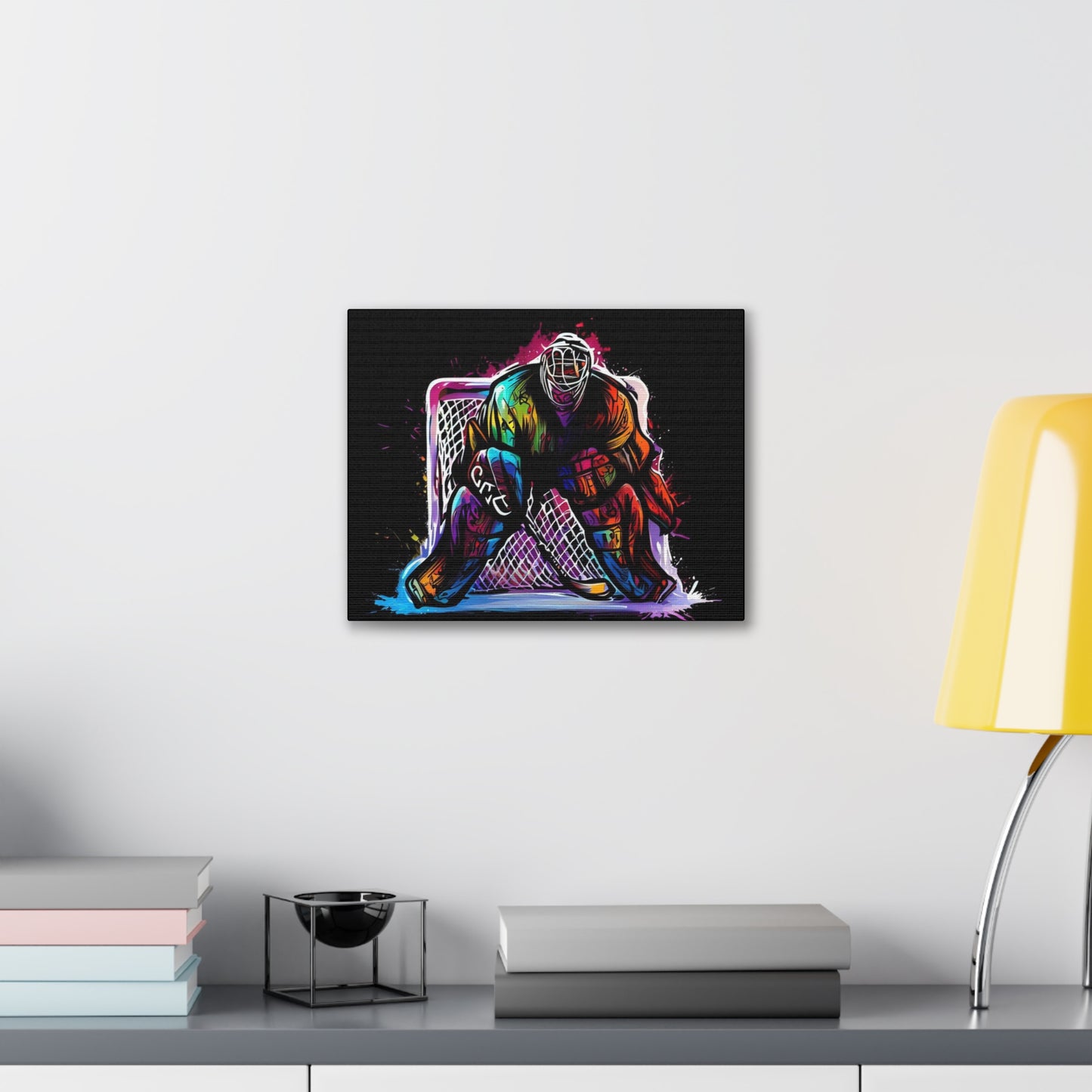 Hockey Canvas print, Graffiti canvas prints, Spray can art paintings, Street art canvas art, Urban graffiti artwork, Graffiti wall decor