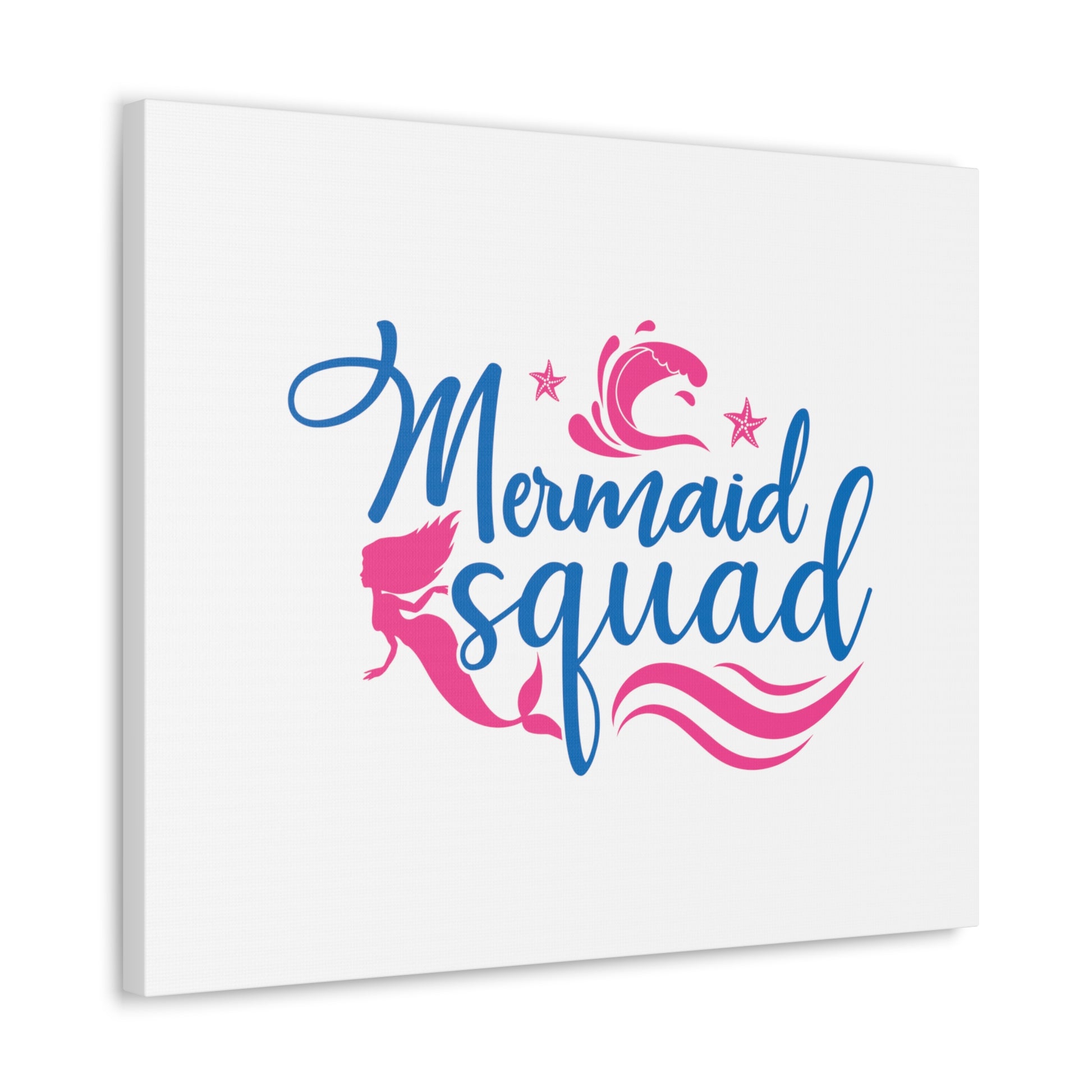 Mermaid Squad, Mermaid Wall Art, Coastal Mermaid Decor, Beach House Mermaid Signs, Nautical Mermaid Decor, Mermaid Nursery Wall Decor - SaviTraviDesigns