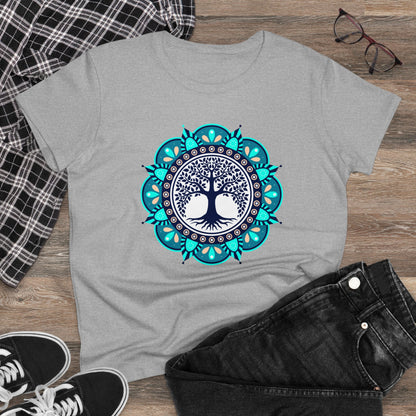 Meditation T-Shirts, Yoga Graphic Tees, Mindfulness Apparel, Zen T-Shirts, Spiritual Shirts, Chakra Tees, Womens T-Shirt Sport Grey