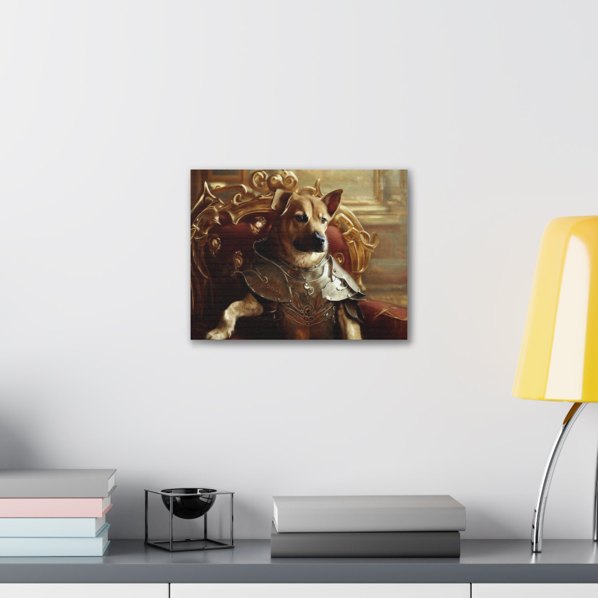 Fancy Dog, Canvas Dog Art, Dog Wall Art, Canine Canvas ArtCanvas Gallery Wraps - SaviTraviDesigns