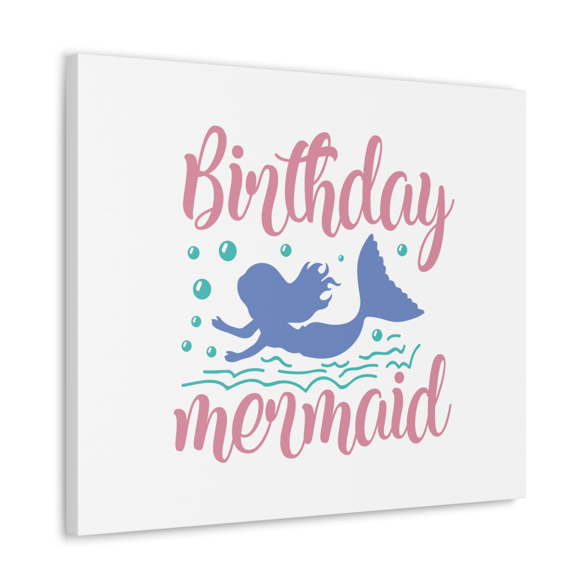 Birthday Mermaid, Mermaid Wall Art, Coastal Mermaid Decor, Beach House Mermaid Signs, Nautical Mermaid Decor, Mermaid Nursery Wall Decor - SaviTraviDesigns