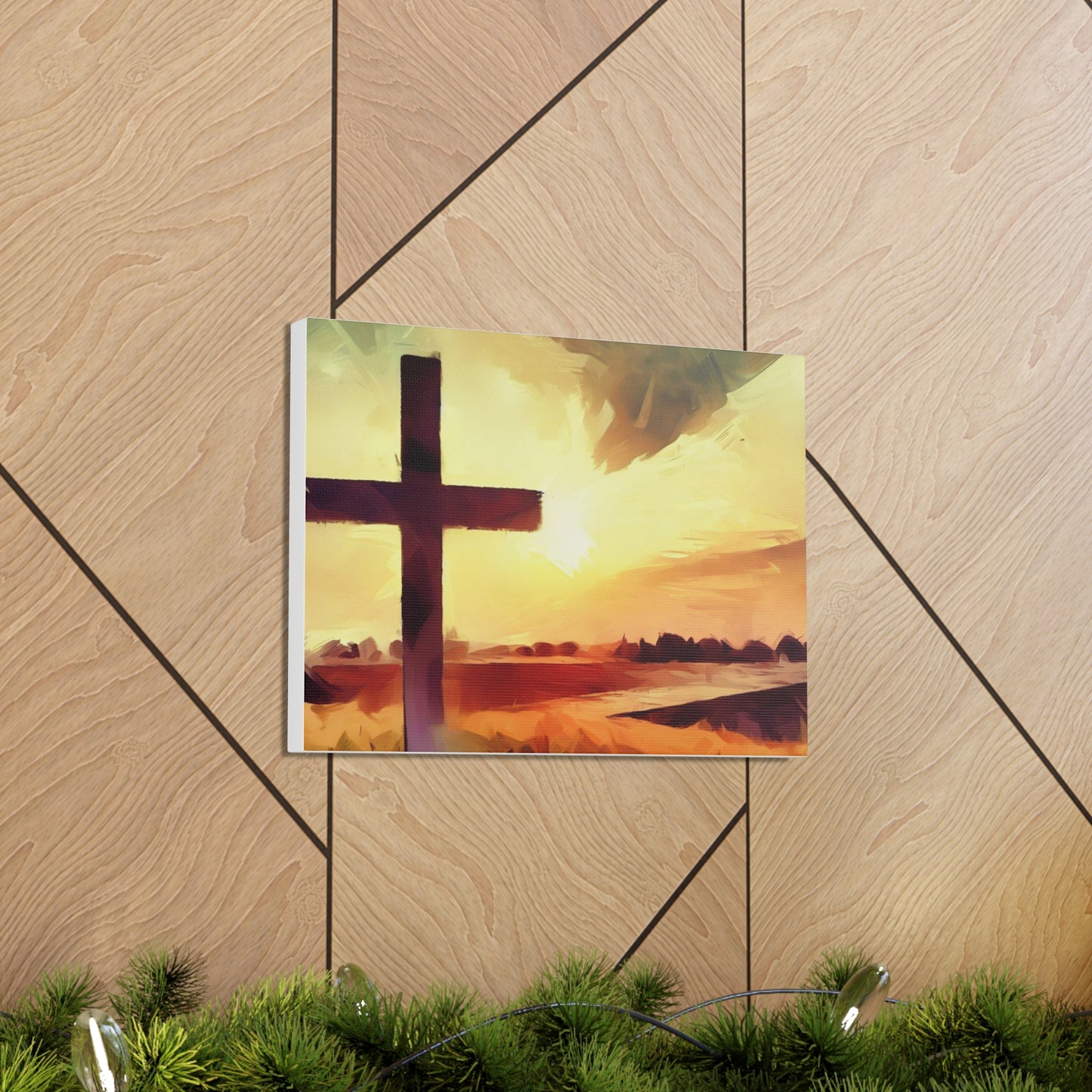 Christian Wall Art, Cross Wall Art, Canvas Gallery Wraps, Christian Country, Christian Art - SaviTraviDesigns