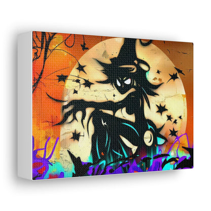 Halloween art, Witch canvas prints, Scary Halloween decor, Halloween home decor, Halloween wall, Gothic wall decor, Canvas Gallery Wraps - SaviTraviDesigns