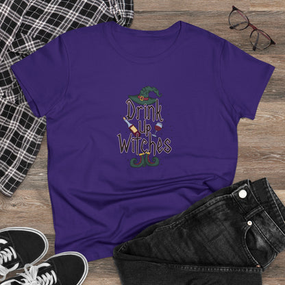 Drink Up Witches, Halloween Graphic Shirts, Spooky Halloween Shirts, Scary Halloween Shirt Designs, Cute Halloween Graphic Tees, Funny Halloween Shirt Ideas - SaviTraviDesigns