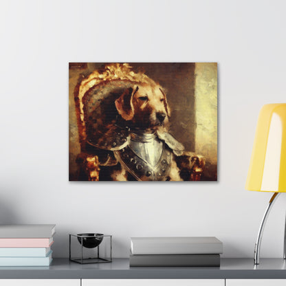 Fancy Dog, Canvas Dog Art, Dog Wall Art, Canine Canvas Art,Canvas Gallery Wraps