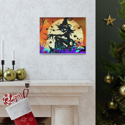 Halloween art, Witch canvas prints, Scary Halloween decor, Halloween home decor, Halloween wall, Gothic wall decor, Canvas Gallery Wraps - SaviTraviDesigns