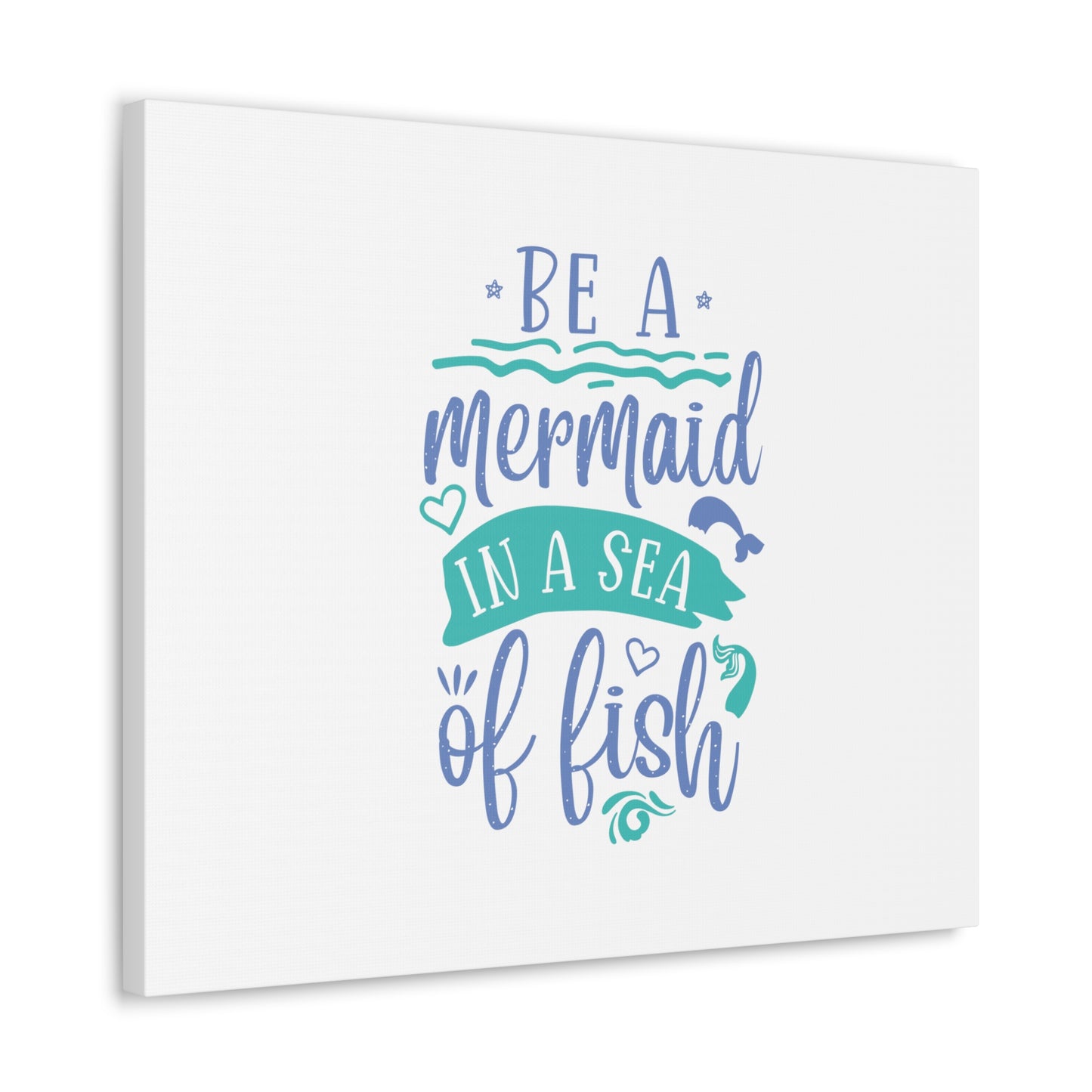 Be A Mermaid, Mermaid Wall Art, Coastal Mermaid Decor, Beach House Mermaid Signs, Nautical Mermaid Decor, Mermaid Nursery Wall Decor - SaviTraviDesigns