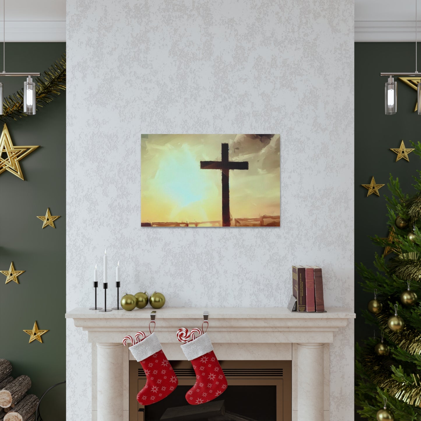 Christian wall art, Cross wall art, Country art, Canvas Gallery Wraps - SaviTraviDesigns