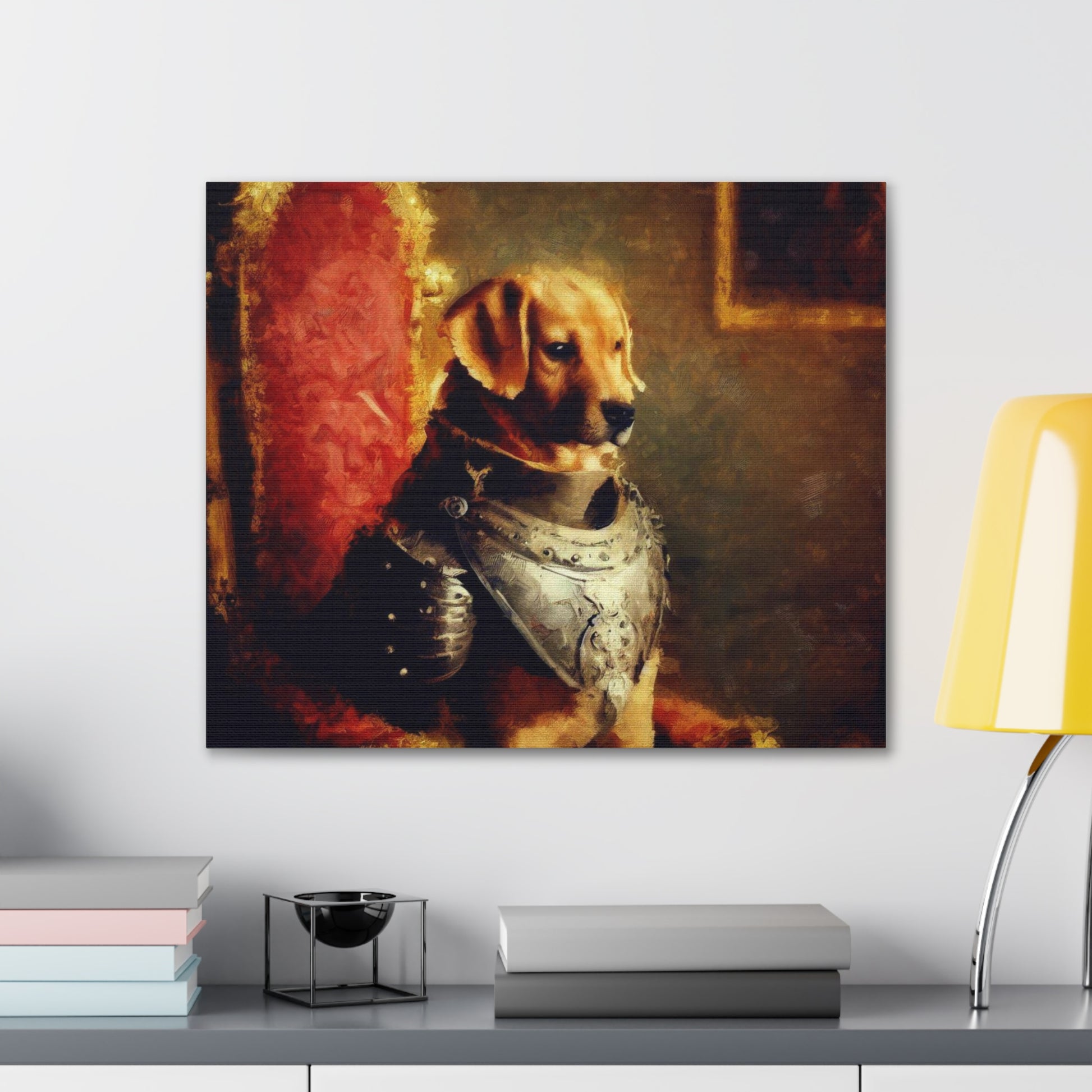 Fancy Dog, Canvas Dog Art, Dog Wall Art, Canine Canvas Art,Canvas Gallery Wraps, Pet Art, King Dog