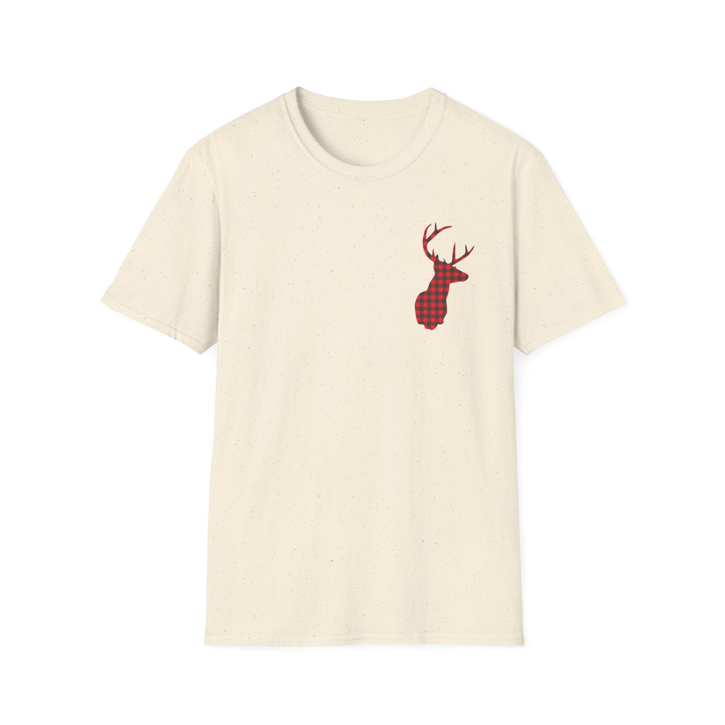 Plaid Elk T-Shirt Natural