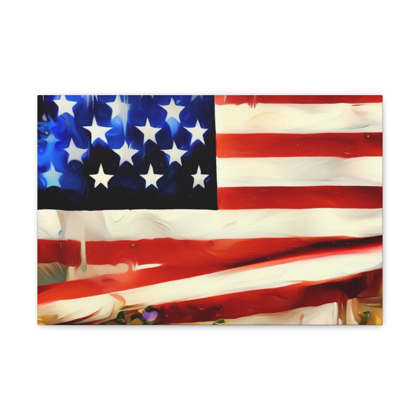 American Flag wall art, Flag wall art, Canvas Gallery Wraps - SaviTraviDesigns