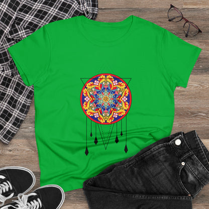 Meditation T-Shirts, Yoga Graphic Tees, Mindfulness Apparel, Zen T-Shirts, Spiritual Shirts, Chakra Tees, Womens T-Shirt Irish Green