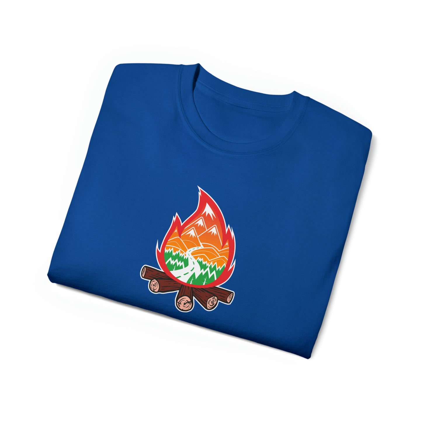 Wanderlust Campfire | Hiking & Camping Tee | Nature-Inspired Outdoor Apparel