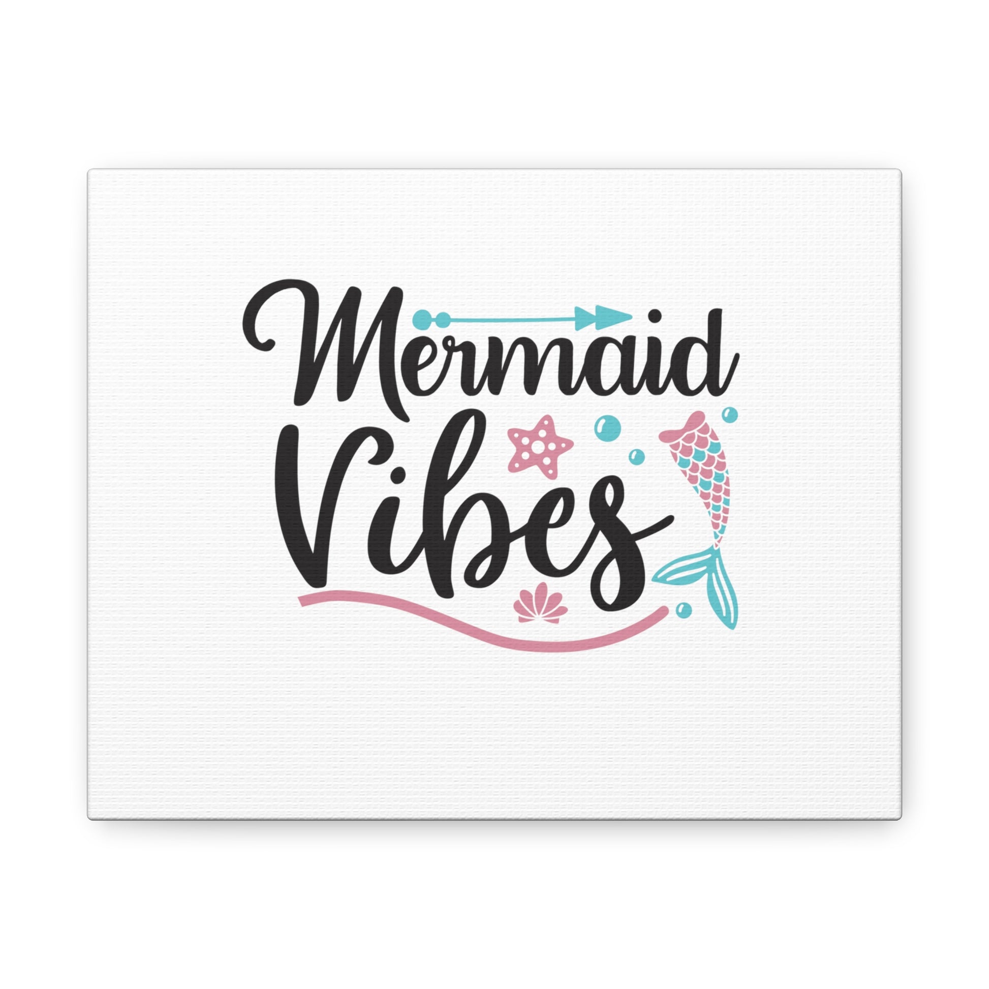 Mermaid Vibes, Mermaid Wall Art, Coastal Mermaid Decor, Beach House Mermaid Signs, Nautical Mermaid Decor, Mermaid Nursery Wall Decor - SaviTraviDesigns