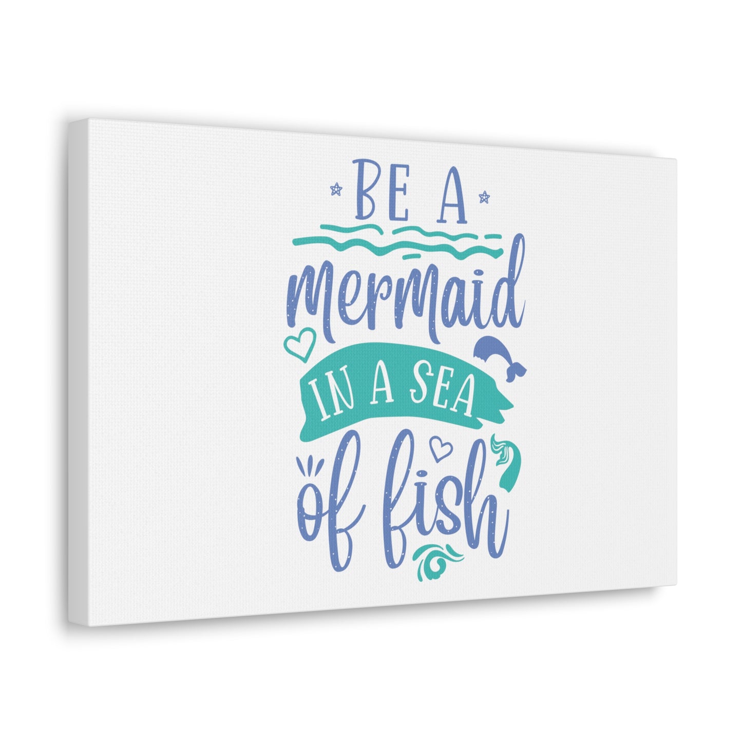 Be A Mermaid, Mermaid Wall Art, Coastal Mermaid Decor, Beach House Mermaid Signs, Nautical Mermaid Decor, Mermaid Nursery Wall Decor - SaviTraviDesigns