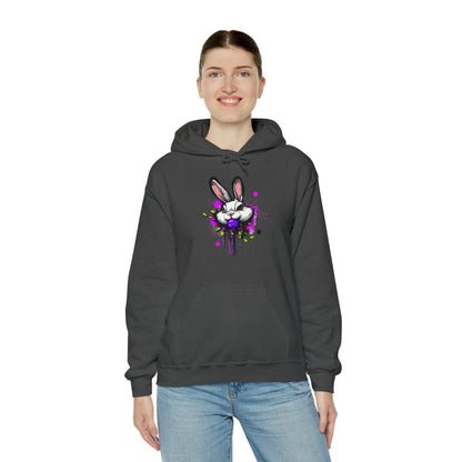 Bunny Hoodie, Graffiti Hoodie, Graffiti Sweatshirt, Bunny Urban art, Hooded Sweatshirt