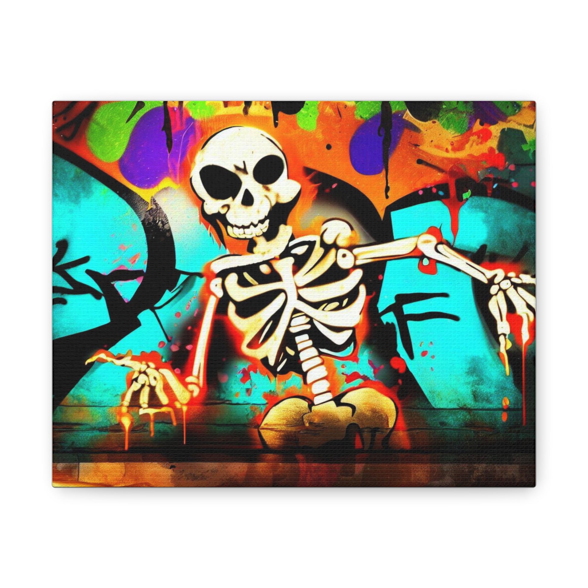 Halloween art, Skeleton canvas prints, Scary Halloween decor, Halloween home decor, Halloween wall, Gothic wall decor, Canvas Gallery Wraps - SaviTraviDesigns