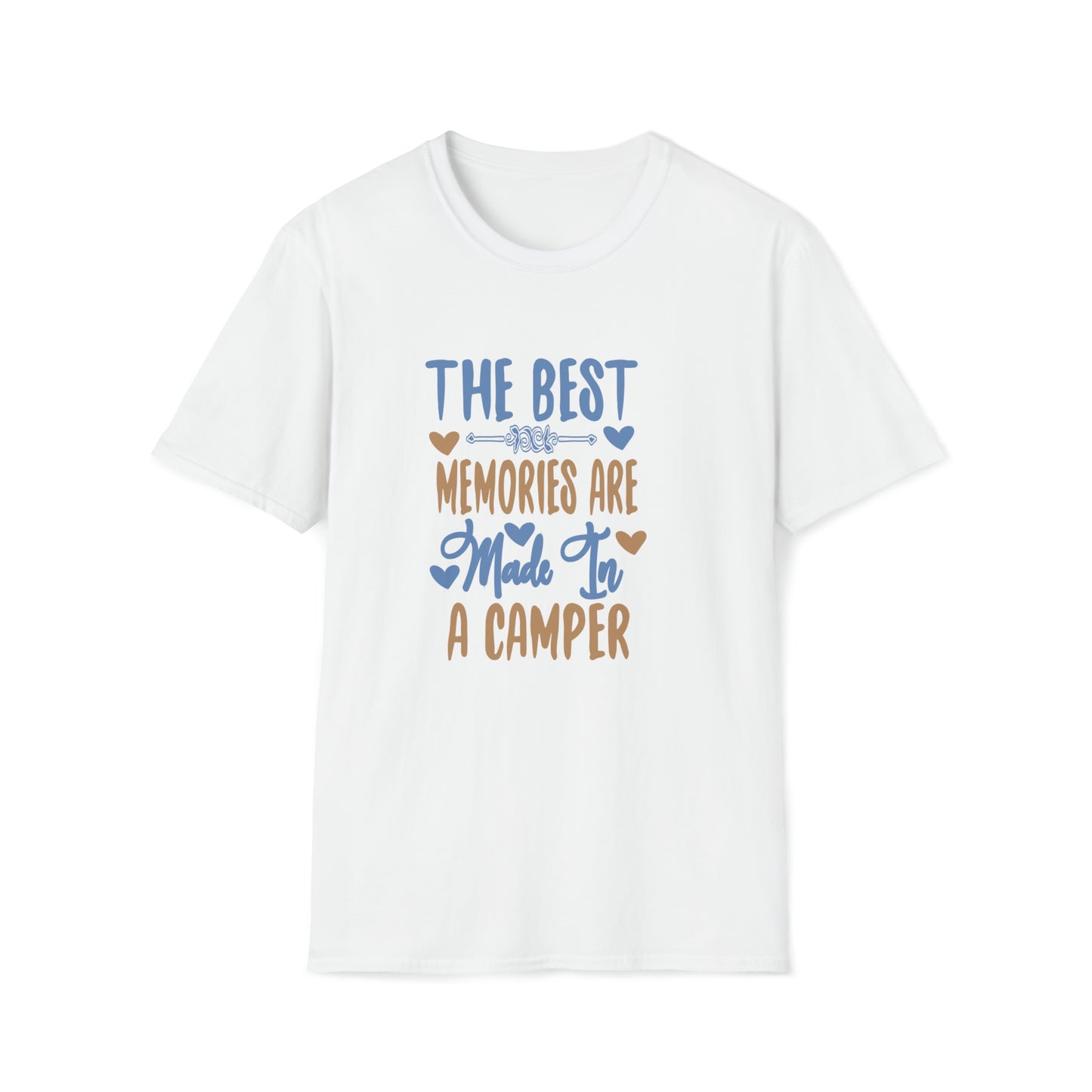 The Best Memories Are Made In The Camper |Beach Lifestyle Shirts | Summer Vibe Apparel White