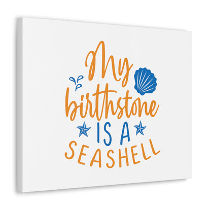 My Birthstone Is A Seashell, Mermaid Wall Art, Coastal Mermaid Decor, Beach House Mermaid Signs, Nautical Mermaid Decor, Mermaid Nursery Wall Decor - SaviTraviDesigns