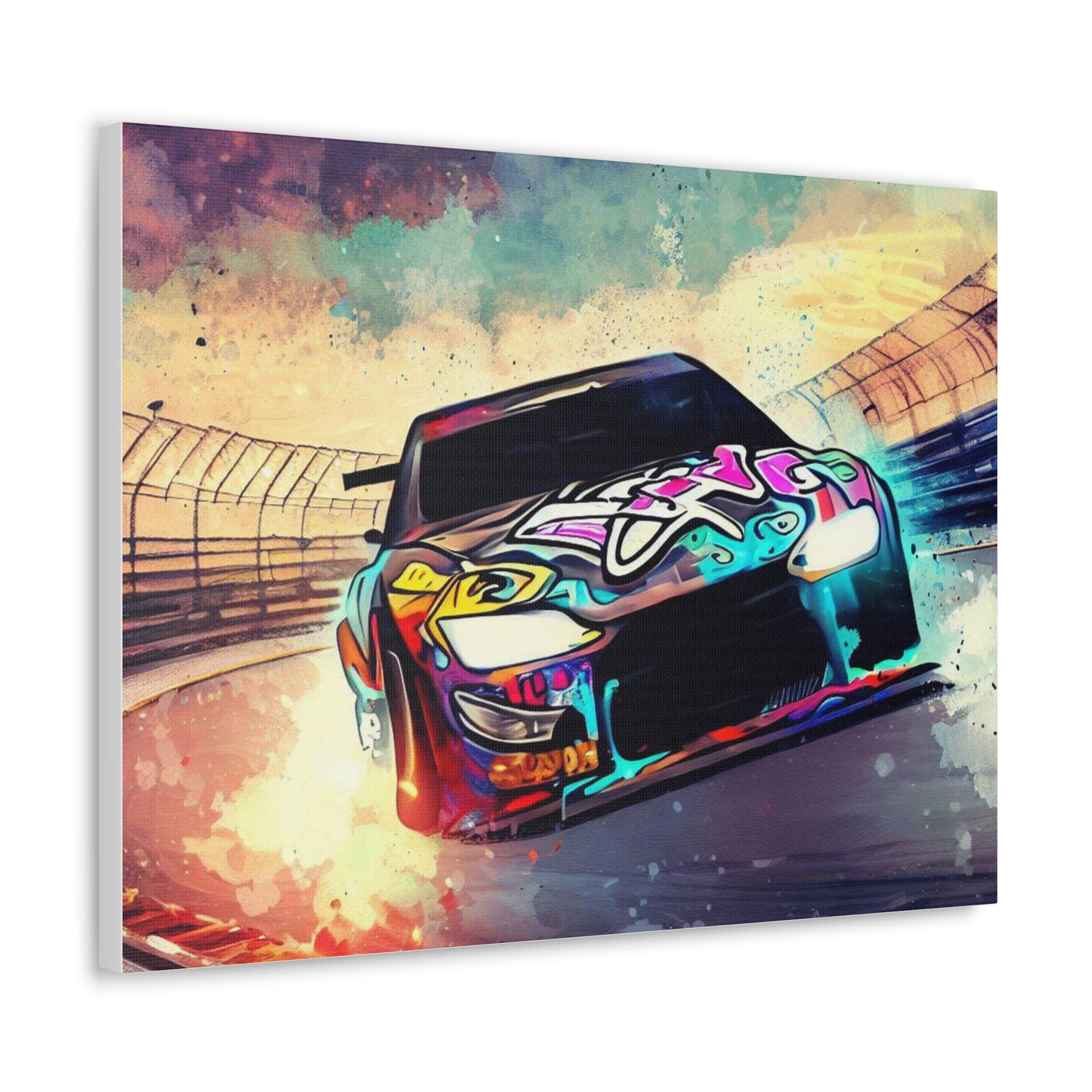 Street Racing, Nascar, Graffiti art prints, Street art canvas, Urban art decor, Graffiti-style wall art, Graffiti canvas prints, Street art posters - SaviTraviDesigns