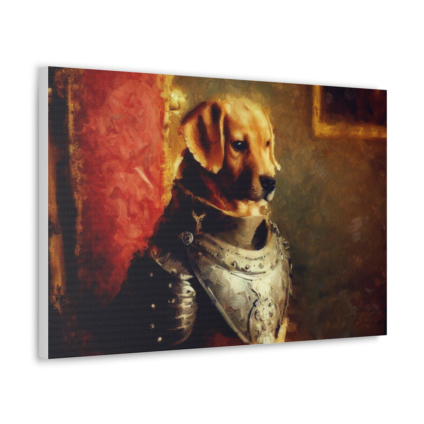 Fancy Dog, Canvas Dog Art, Dog Wall Art, Canine Canvas Art,Canvas Gallery Wraps, Pet Art, King Dog