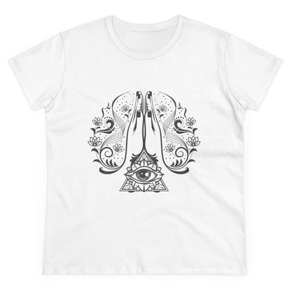 Meditation T-Shirts, Yoga Graphic Tees, Mindfulness Apparel, Zen T-Shirts, Spiritual Shirts, Chakra Tees, Womens T-Shirt